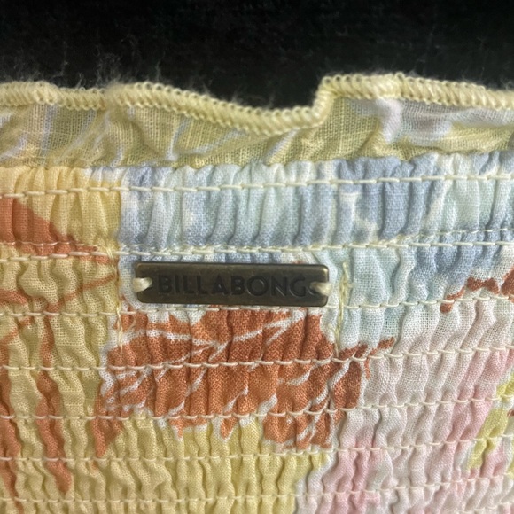 Billabong Yellow Floral Maxi Dress - Picture 4 of 5